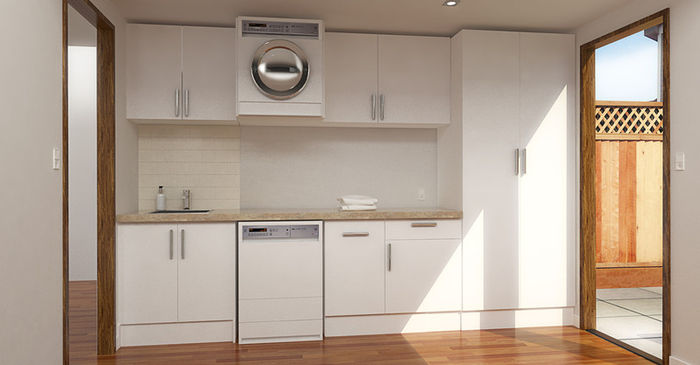 Laundries by Bertelli Custom Kitchens